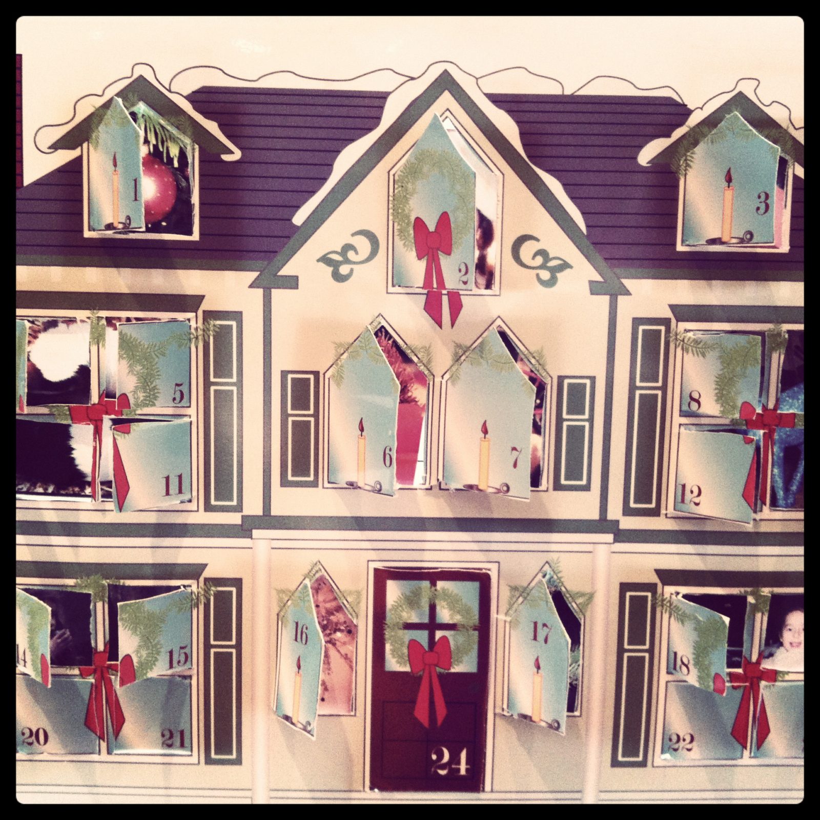 homemade advent calendar