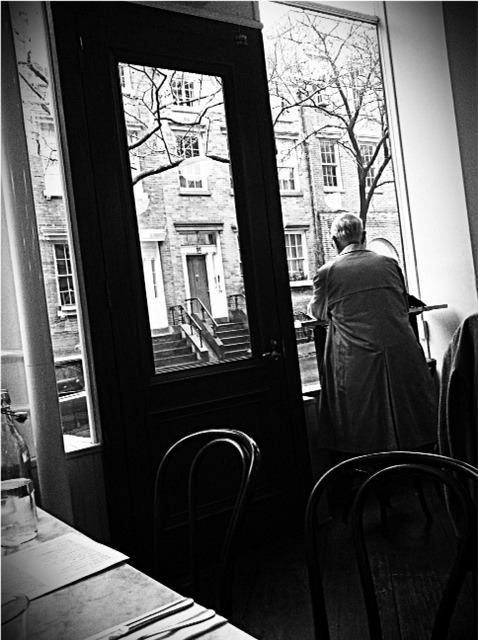man in cafe