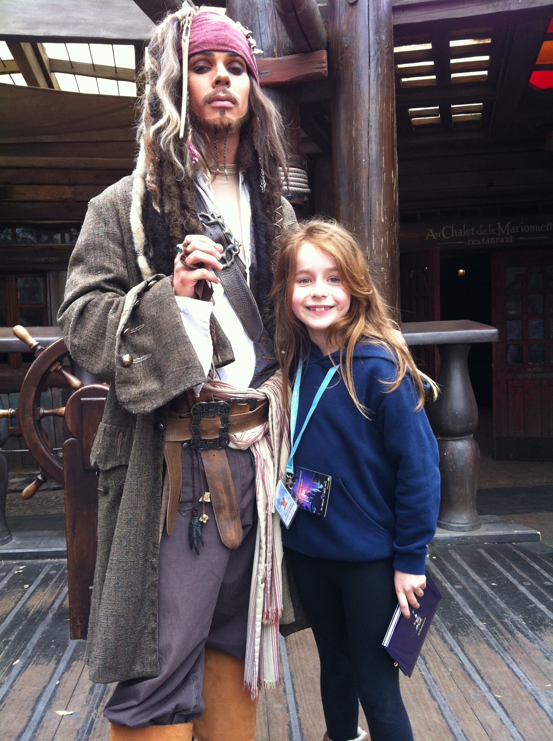 Daughter with Capt Jack Sparrow