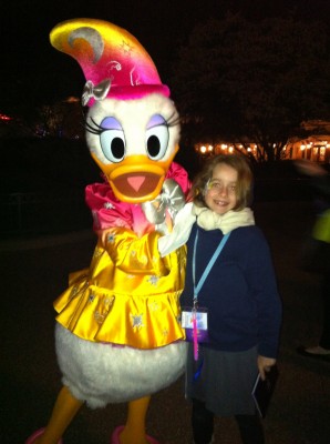 daughter with Daisy Duck