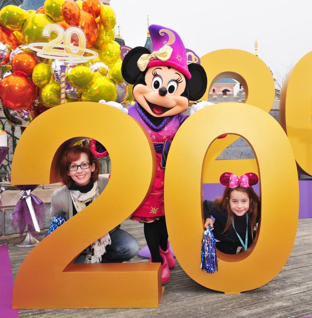 with Minnie Mouse
