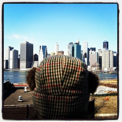 A view of lower Manhattan from the Brooklyn Promenade