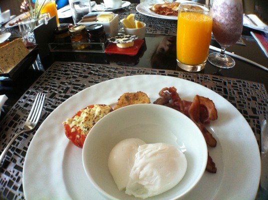 poached eggs