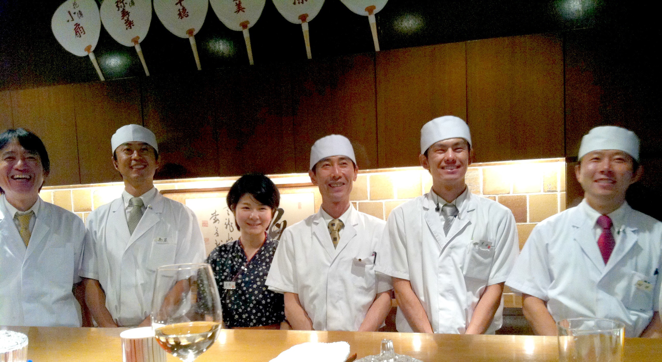 owner and workers at Kyoto restaurant
