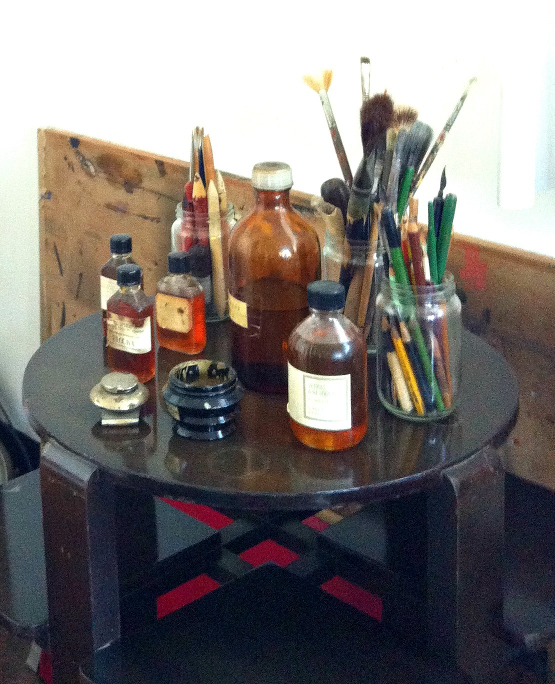 Dali's paint brushes