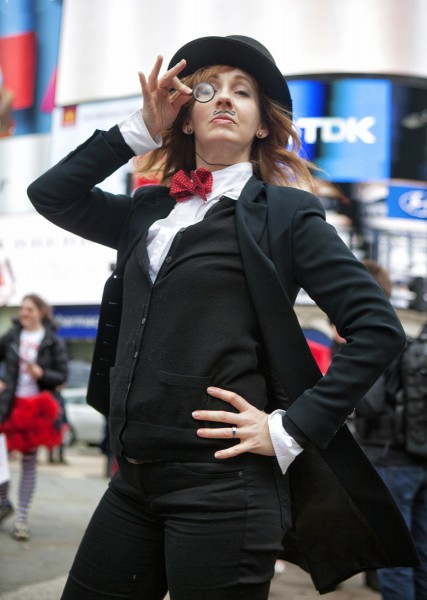 Jennifer Howze as Monopoly man