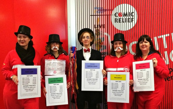 Honkopoly at Comic Relief