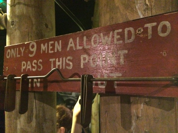 Sign at the South Wales Miners' Museum