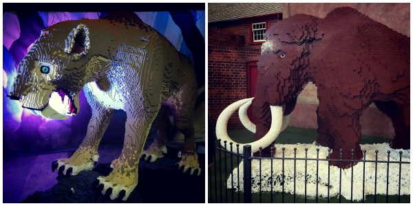 Lego animals at Milestones Museum