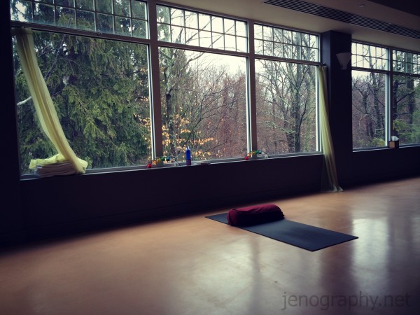 yoga room at Canyon Ranch, Berkshires