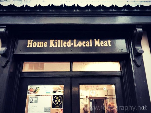 Home-killed local meat WM