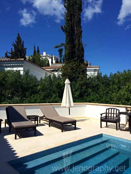 A picture of a private heated pool at Anassa