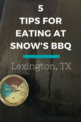 5 top tips for eating at Snow's BBQ
