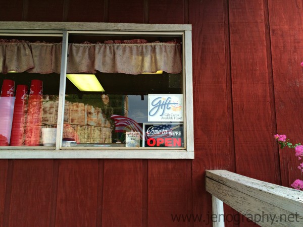 Open sign at Snow's BBQ