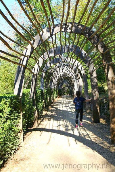 shaded walk at Marqueyssac