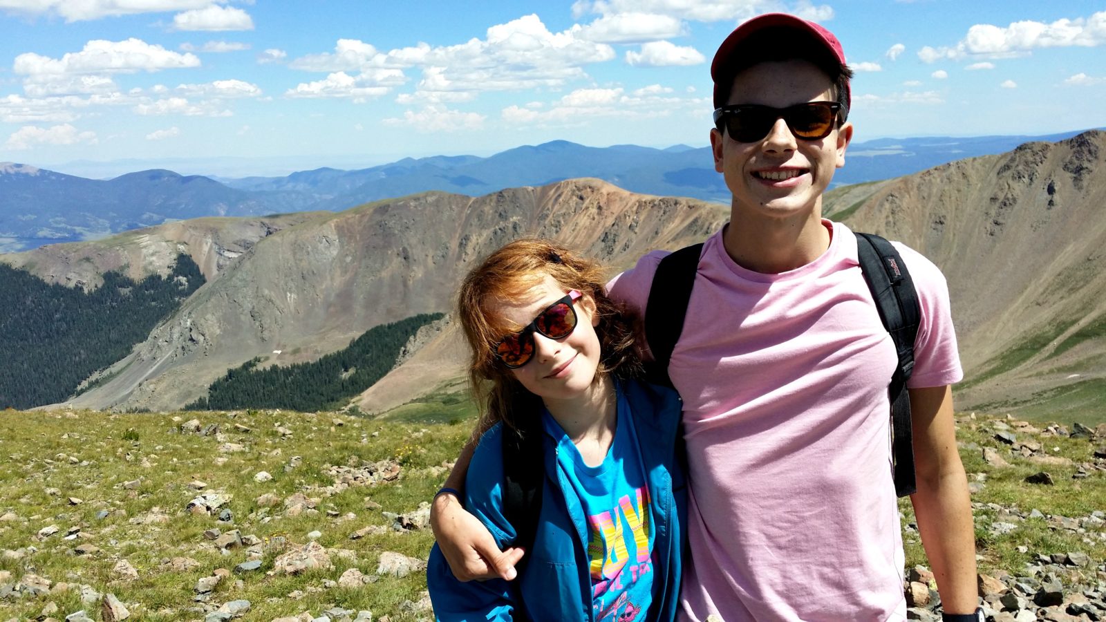 Kids on Wheeler Peak, Taos - Jenography