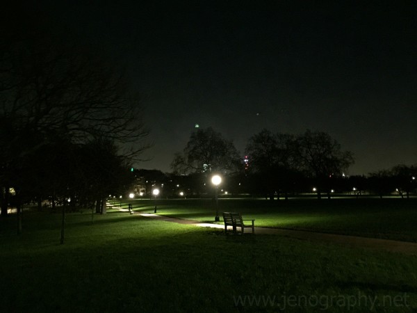 Primrose Hill at night on Jenography.net