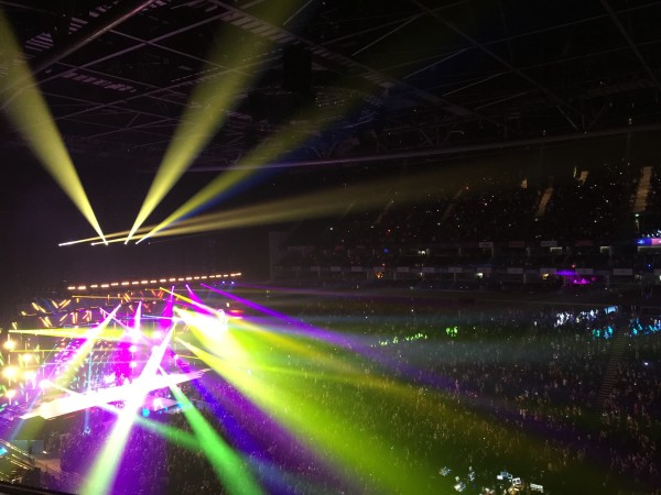 Jingle Bell Ball light show - Jenography