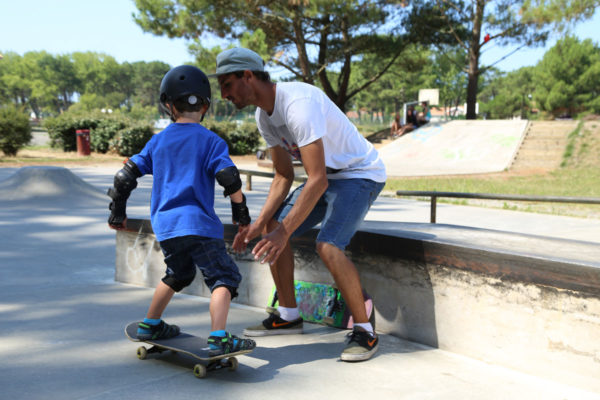 learning to skateboard