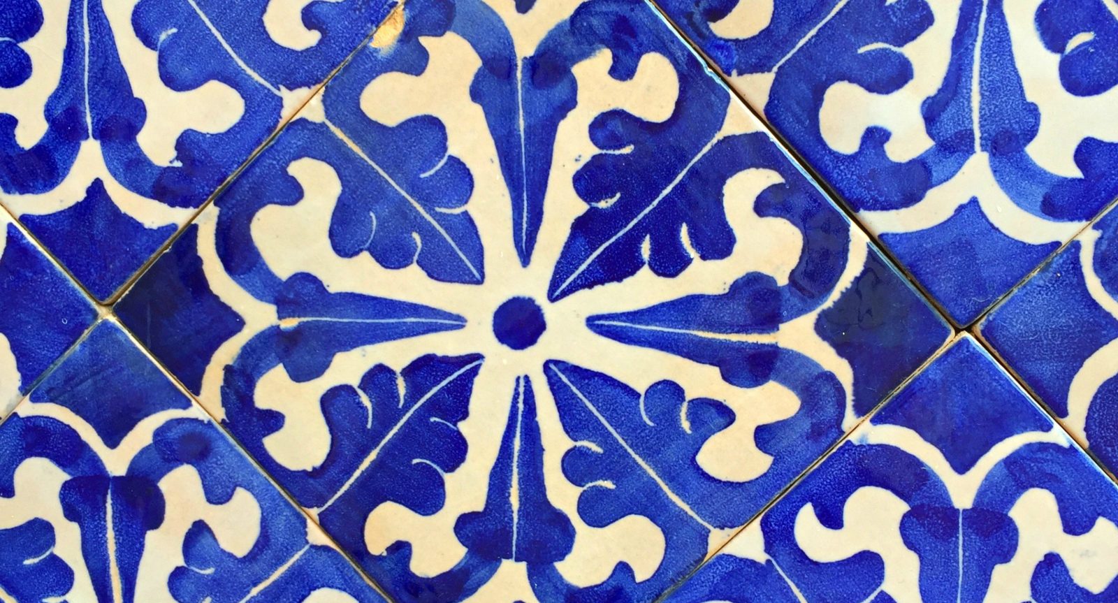blue tiles from Costa Barcelona