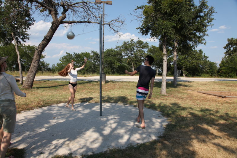 tether ball at Wildcatter Ranch