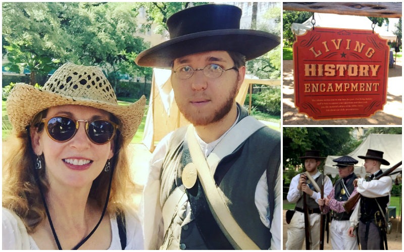 Living History Encampment at the Alamo - Jenography
