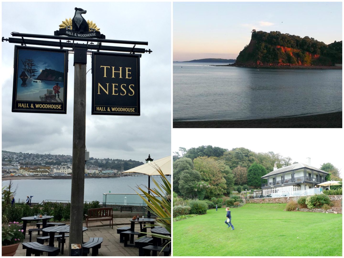 Ness Cove beach collage on Jenography