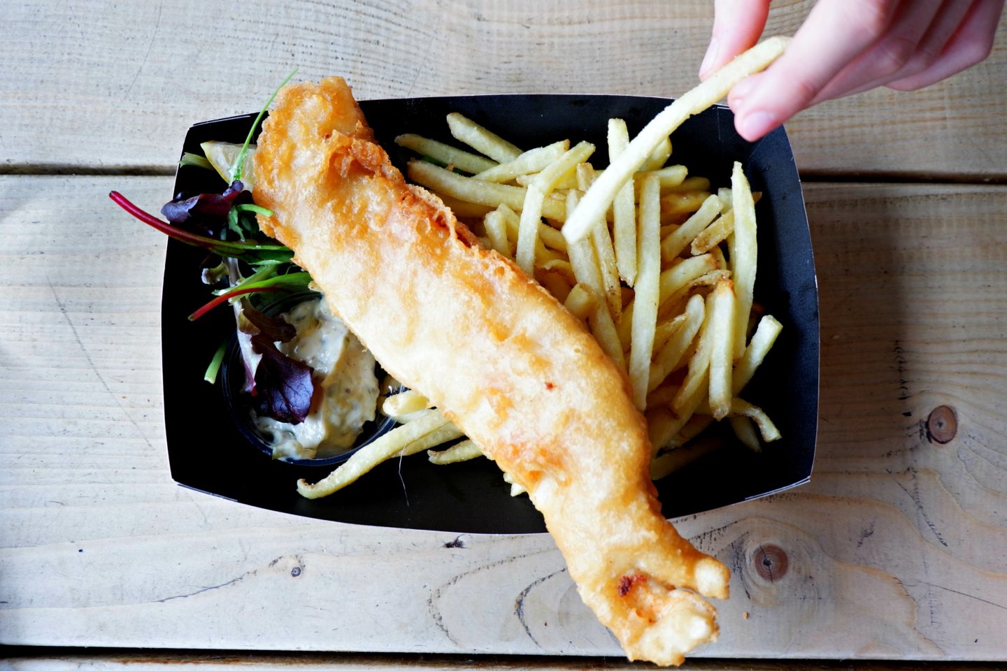 Cafe ODE fish & chips on Jenography
