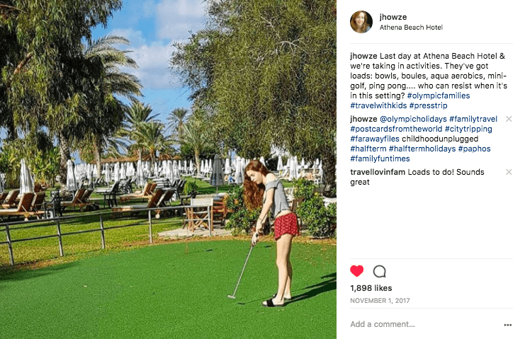 golf at Athena Beach Hotel in Paphos Cyprus -Jenography