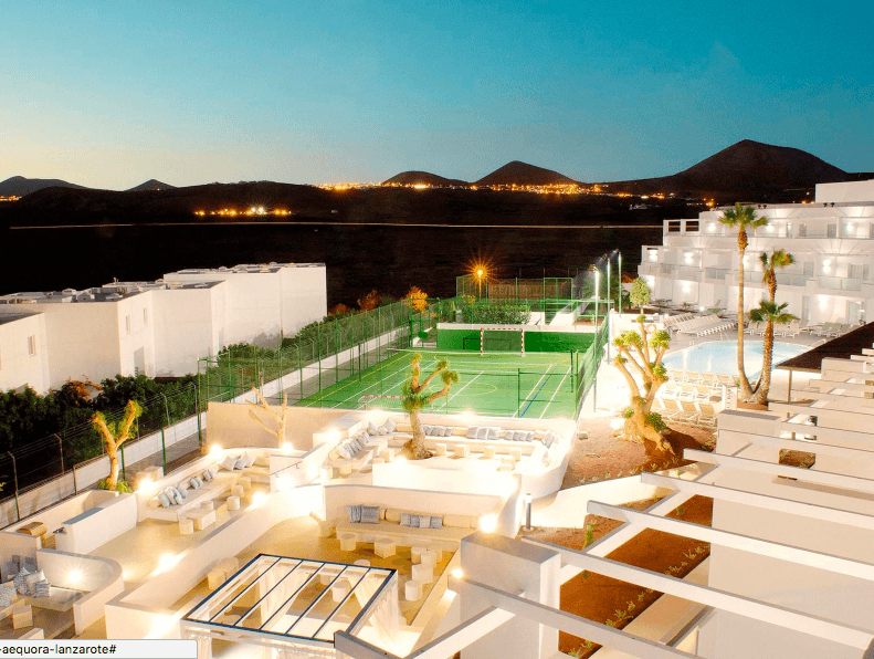 Sentido Aequora playing courts Lanzarote