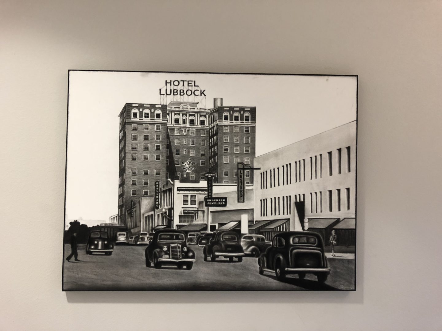 Hotel Lubbock vintage picture Texas